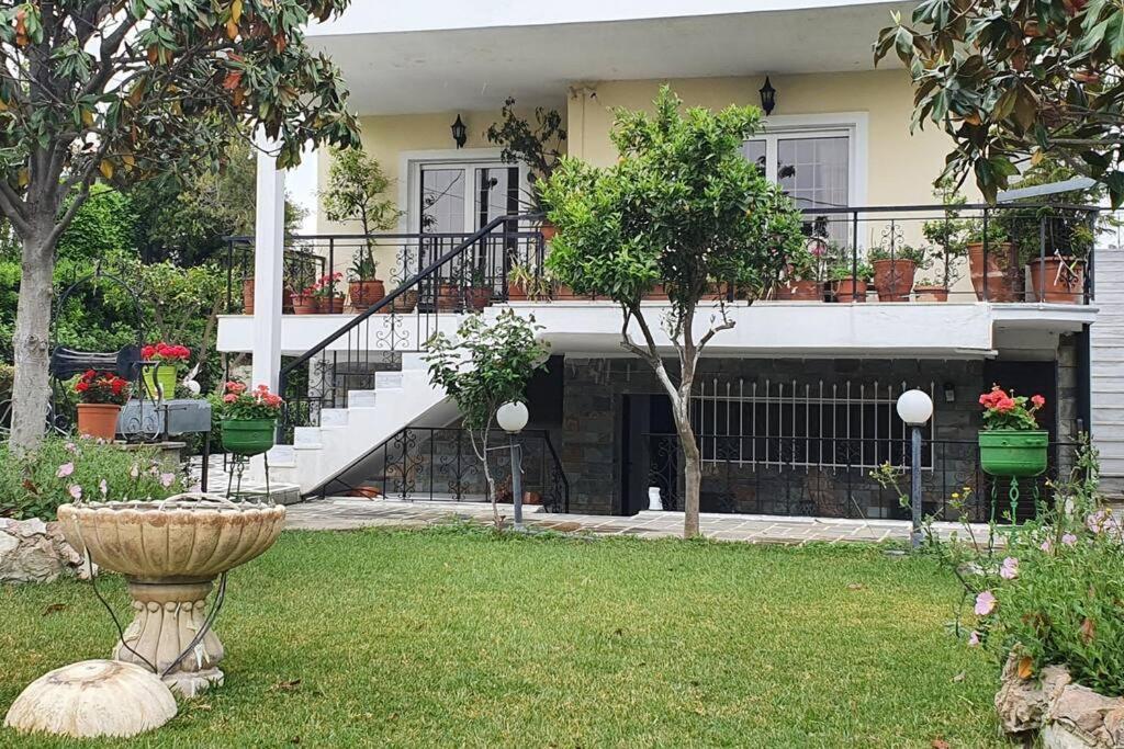 Vacation Studio Oropos Nea Palatia Bagian luar foto